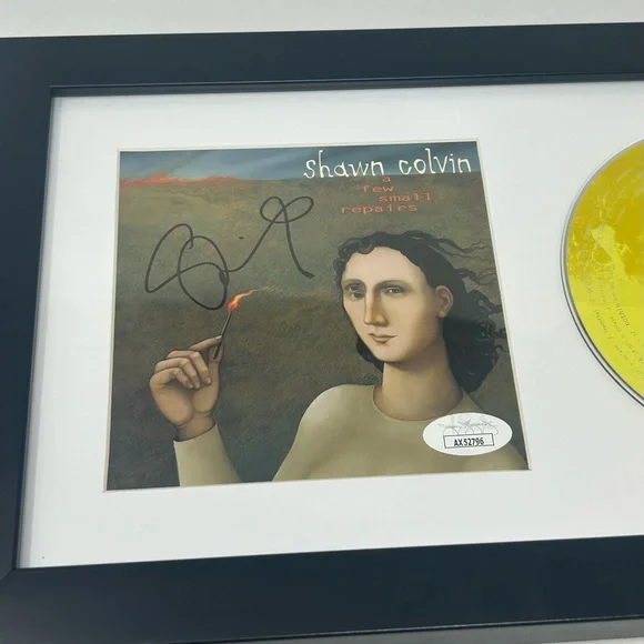 Shawn Colvin signed A Few Small Repairs Framed CD JSA COA